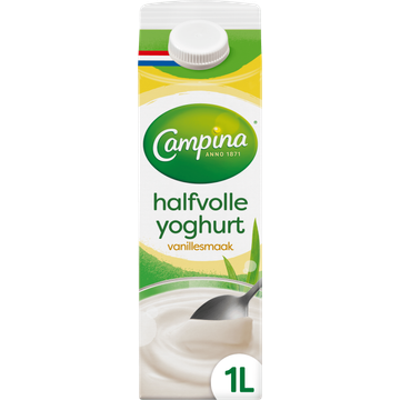 Campina Halfvolle Yoghurt Vanillesmaak - JUMBO