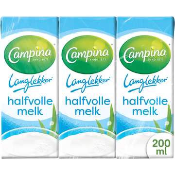 Campina Langlekker Halfvolle Melk Multipack Mini's - JUMBO