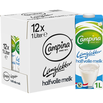 Campina Langlekker halfvolle melk - JUMBO