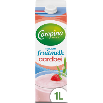 Campina Magere Fruitmelk Aardbei - JUMBO