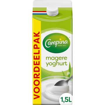 Campina Magere Yoghurt Voordeelpak 1