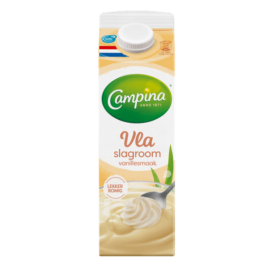 Campina Slagroomvla vanille - Dirk