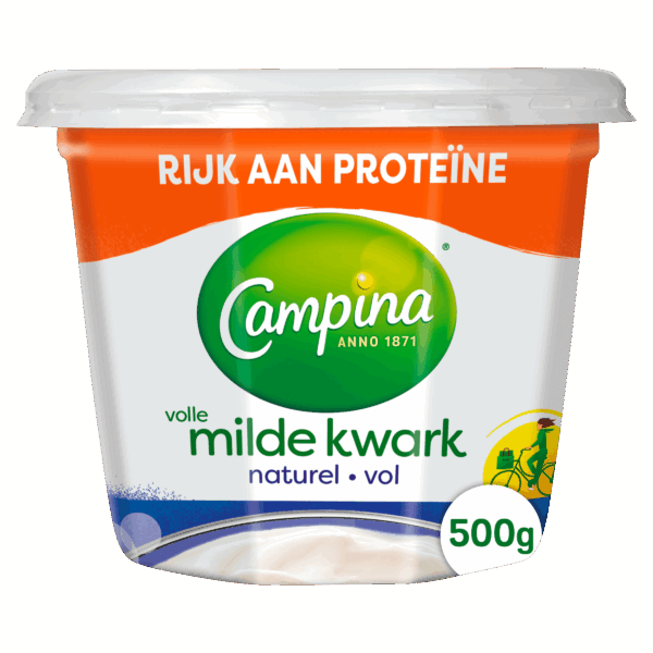 Campina Volle milde kwark naturel - PLUS