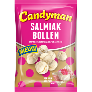 Candyman Salmiak bollen - JUMBO