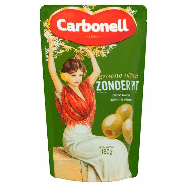 Carbonell Olijven zonder pit - PLUS