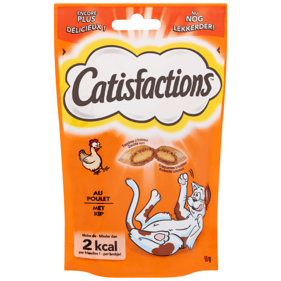 Catisfactions Kattensnoepjes met kip - Dirk