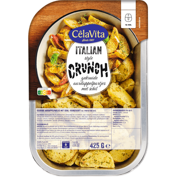 Cêlavita Italian Style Crunch Gekruide Aardappelpartjes met Schil - JUMBO