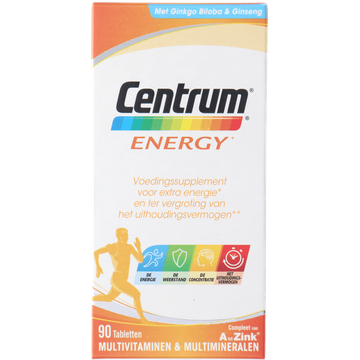 Centrum Energy multivitaminen & multimineralen tabletten - JUMBO