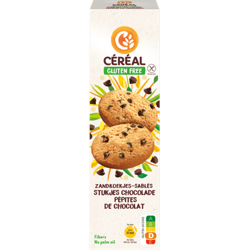 Céréal Gluten Free Zandkoekjes Stukjes Chocolade - JUMBO