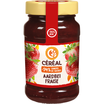 Céréal Minder Suikers Confituur Aardbei - JUMBO