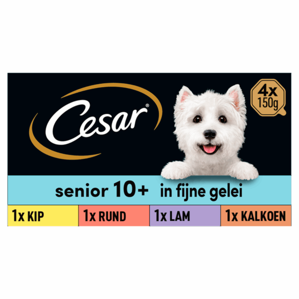 Cesar Senior 10+ Mix Hondenvoer - PLUS