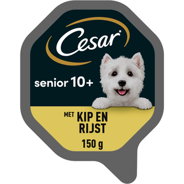 Cesar Senior 10+ met Malse Kip en Rijst - JUMBO