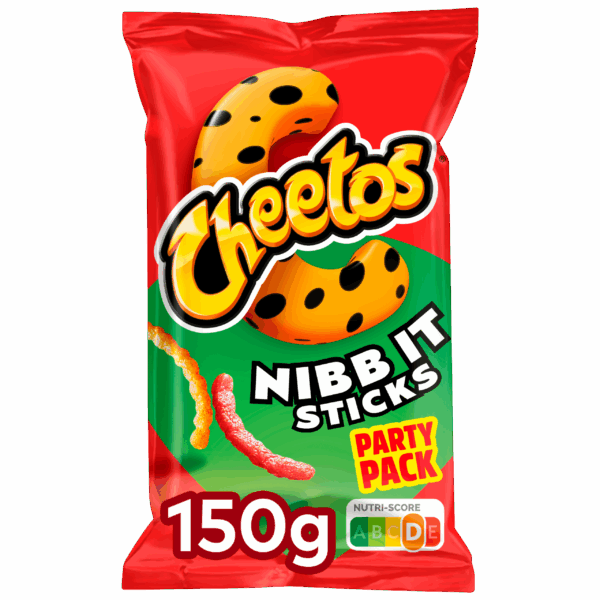 Cheetos Partypack Nibb-it Chips Sticks Naturel - PLUS