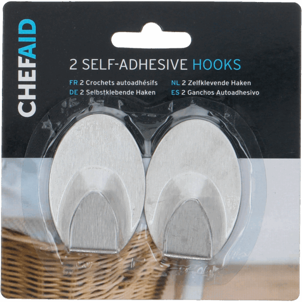 Chef Aid Plakhaken RVS - PLUS