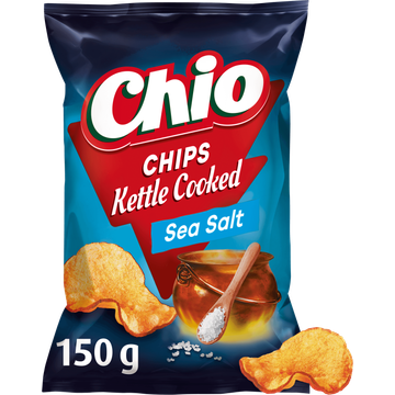Chio Chips Kettle Cooked Sea Salt - JUMBO