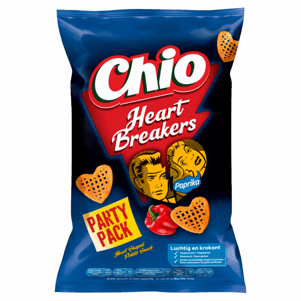 Chio Heartbreaker Partypack paprika - PLUS