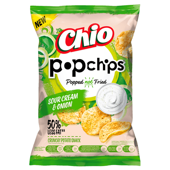 Chio Popchips sour cream & onion - Dirk