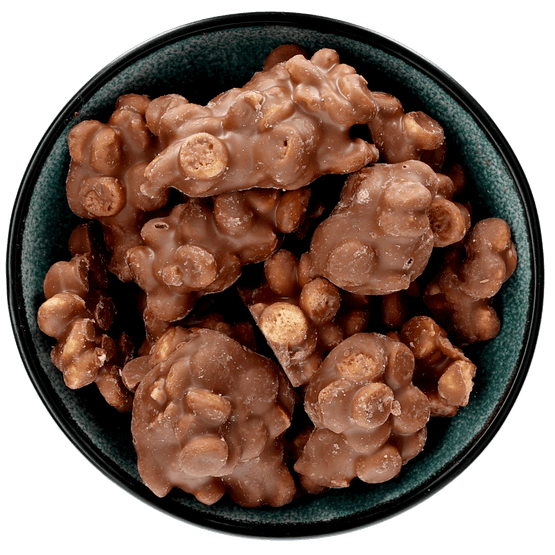Chocolade cookie fudge rotsjes melk - Dirk
