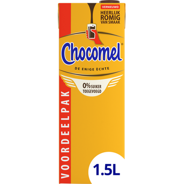 Chocomel 0% Suiker Toegevoegd Cacaodrank Voordeelpak - JUMBO