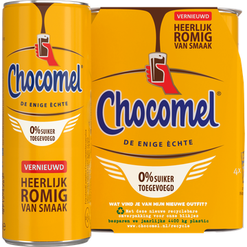 Chocomel Cacaodrank 0% Suiker Toegevoegd - JUMBO
