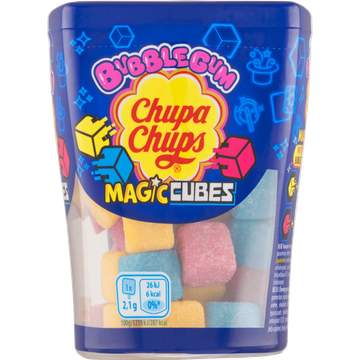 Chupa Chups Bubblegum Magic Cubes Pot 40 stuks - JUMBO