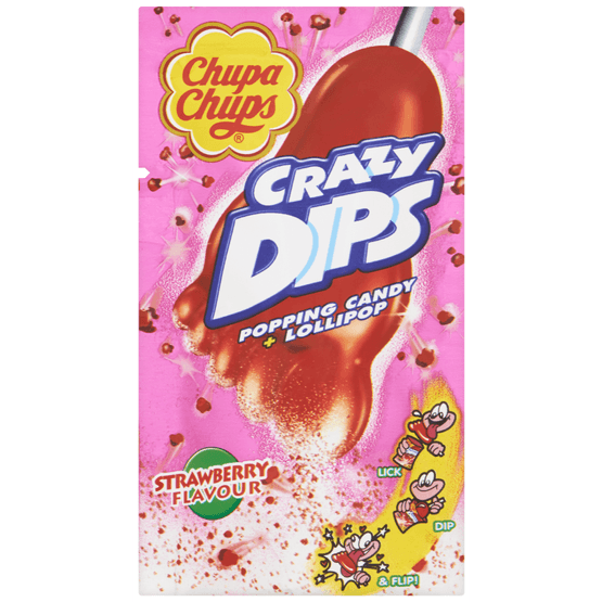 Chupa Chups Crazy Dips Strawberry - Dirk