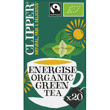 Clipper Energise Organic Green Tea 20 Zakjes - JUMBO