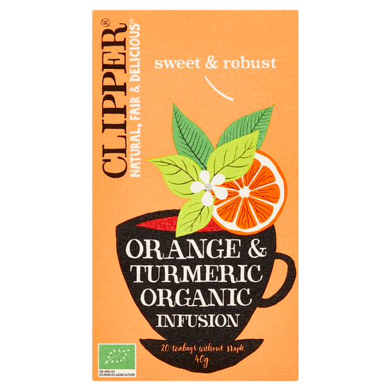 Clipper Kruidenthee orange-turmeric kop - Dirk