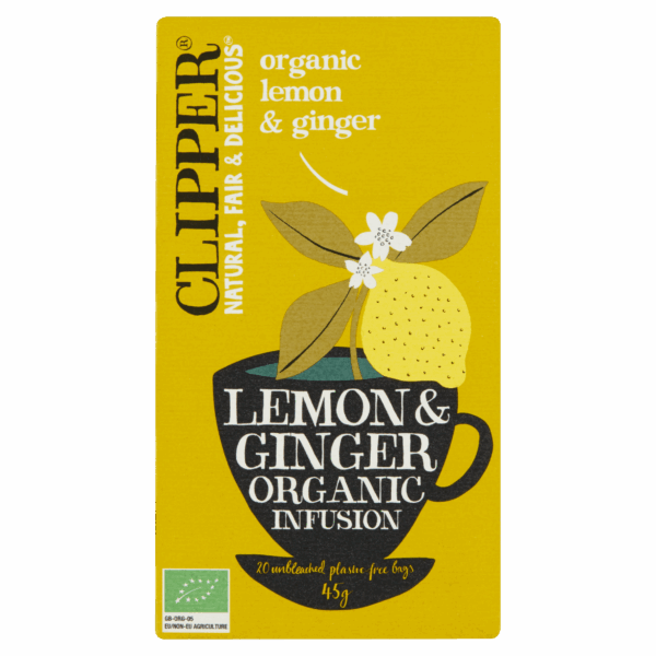 Clipper Lemon & Ginger - PLUS