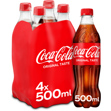 Coca-Cola Original Taste 4 x 500 ml - JUMBO