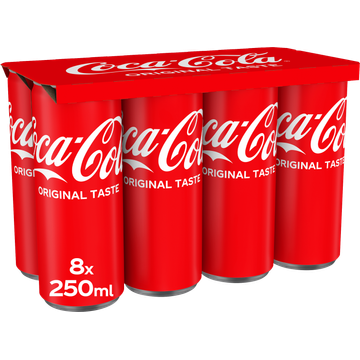 Coca-Cola Original Taste 8 x 250 ml - JUMBO