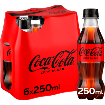 Coca-Cola Zero Sugar 6 x 250 ml - JUMBO