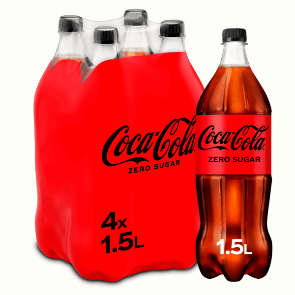 Coca-Cola Zero sugar 4-pack - PLUS