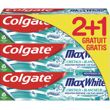 Colgate Max White Tandpasta Micro Kristallen - JUMBO