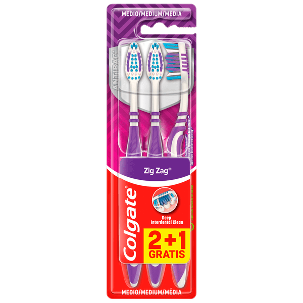 Colgate Tandenborstel Zigzag Medium - PLUS