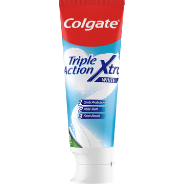 Colgate Triple Action Whitening Tandpasta - JUMBO