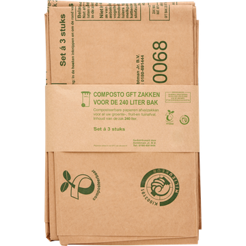 Composto GFT Zakken voor de 240 Liter Bak 3 Stuks - JUMBO