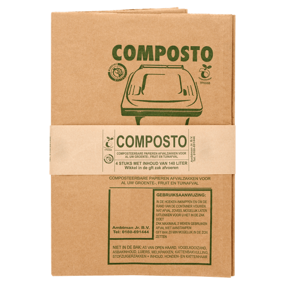 Composto Gft afvalzak 140 liter - Dirk
