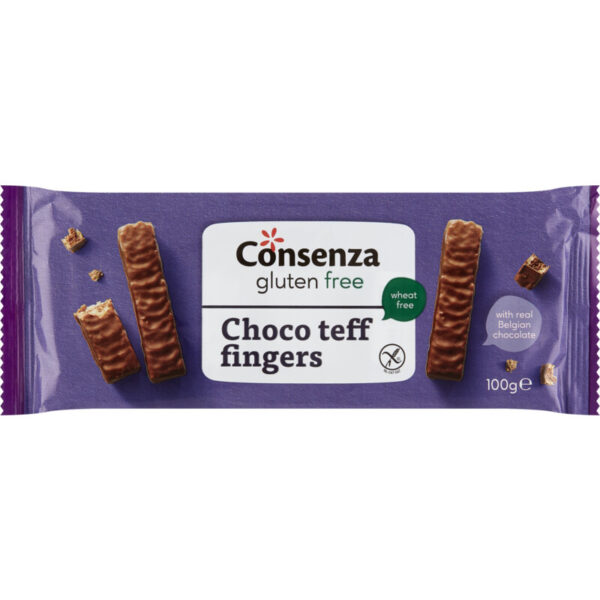 Consenza Choco Teff Fingers - Albert Heijn