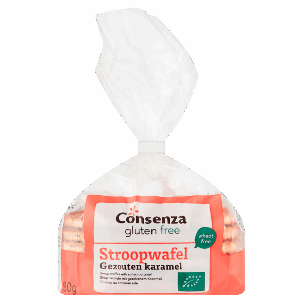 Consenza GV Stroopwafels gezouten karamel - PLUS