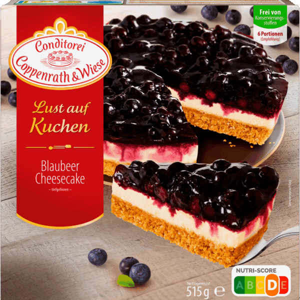 Coppenrath & Wiese Cheesecake bosbessen - PLUS