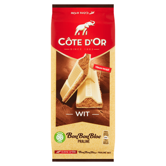 Côte d'Or Bonbonbloc praline wit - Dirk