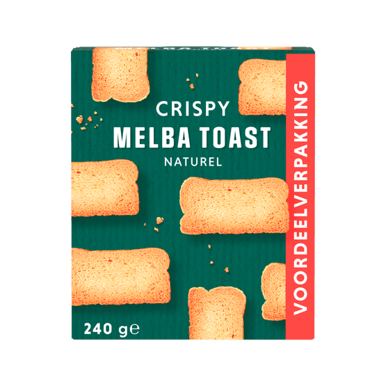 Crispy Melba toast naturel - Dirk
