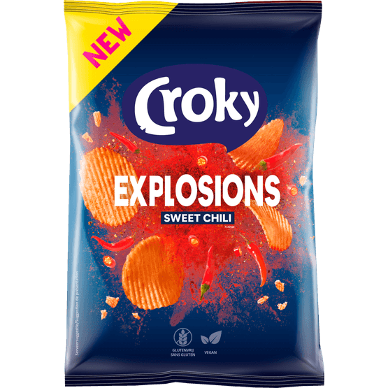 Croky Chips explosions sweet chili - Dirk