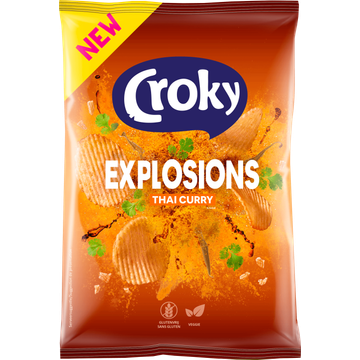 Croky Explosions Thai Curry Flavour - JUMBO