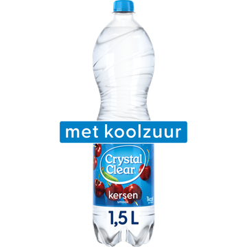 Crystal Clear Sparkling Cherry Fles 1