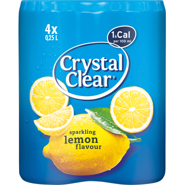 Crystal Clear Sparkling Lemon Flavour - JUMBO