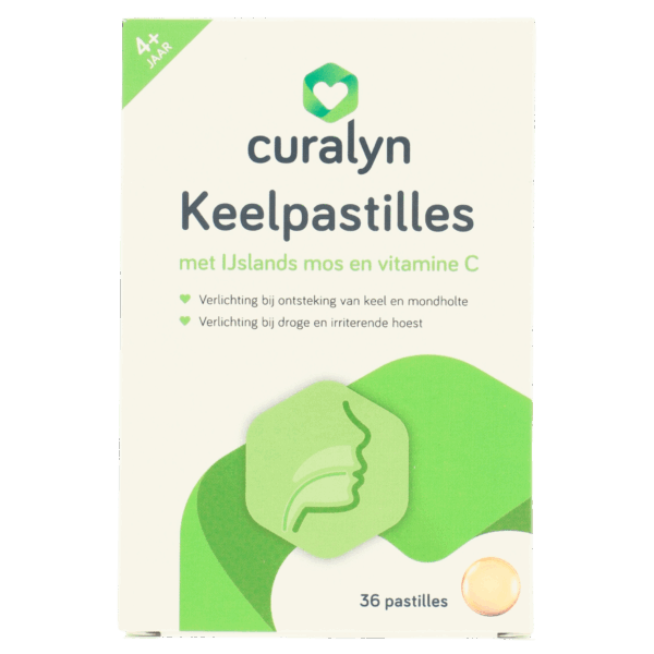 Curalyn Keelpastilles IJslands mos - PLUS