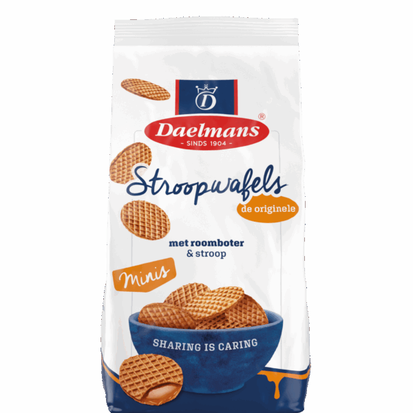 Daelmans Mini Stroopwafels Caramel - PLUS