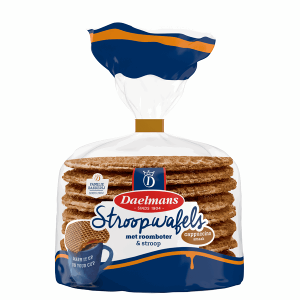 Daelmans Stroopwafels Cappuccino - PLUS